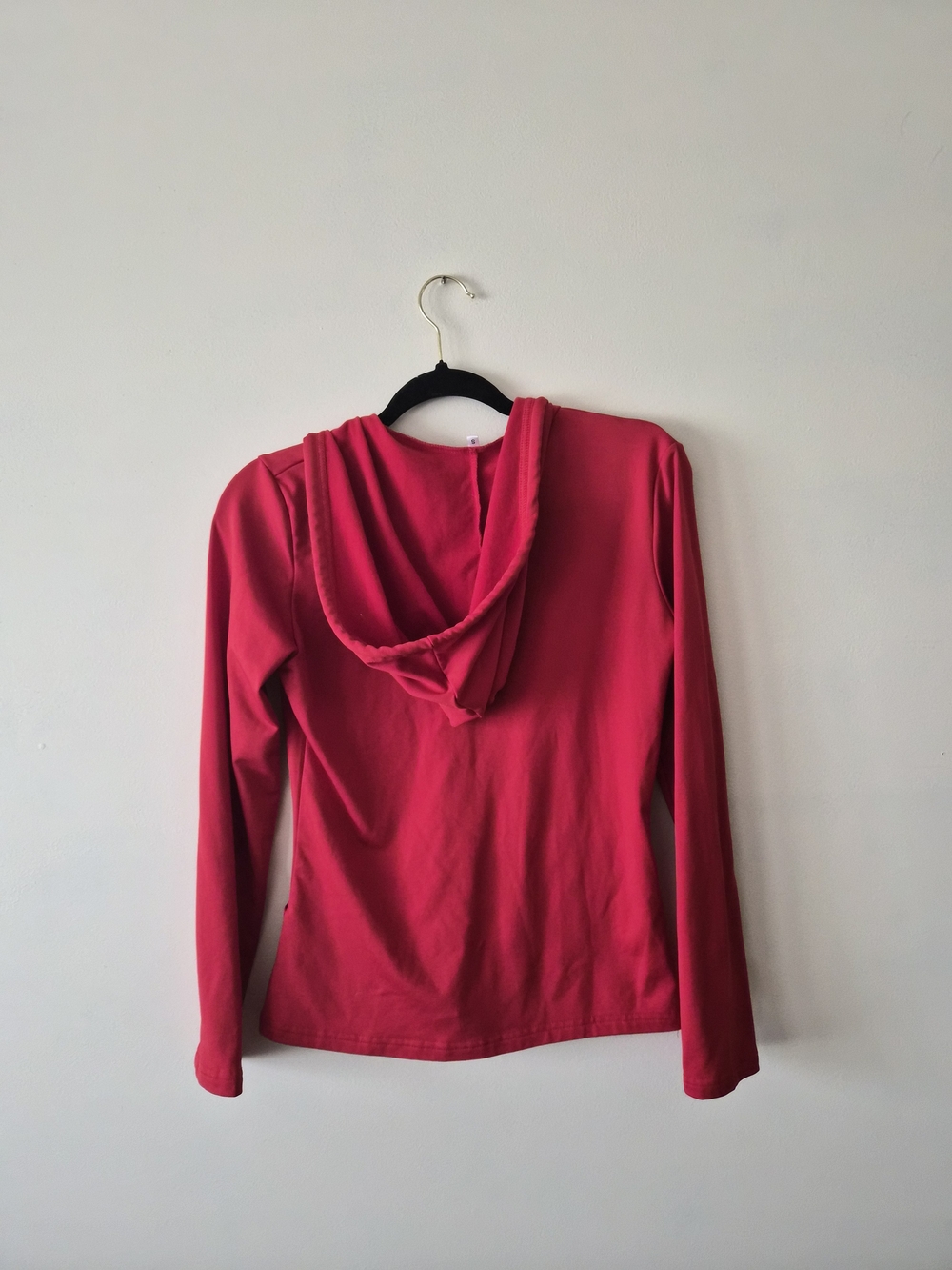Women's Red Zip-Up Hoodie And Pants Set - Picture 2 of 3